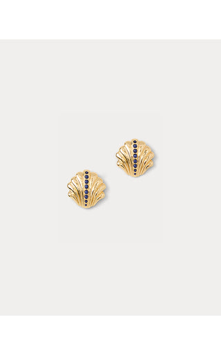 Shelden Stud Earrings - Starlight Navy