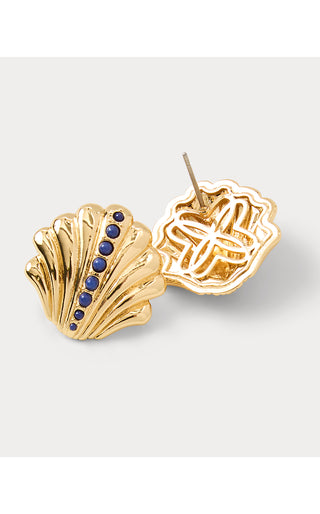 Shelden Stud Earrings - Starlight Navy