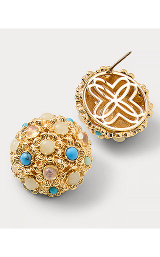 Harlillyquin Stud Earrings - Multi