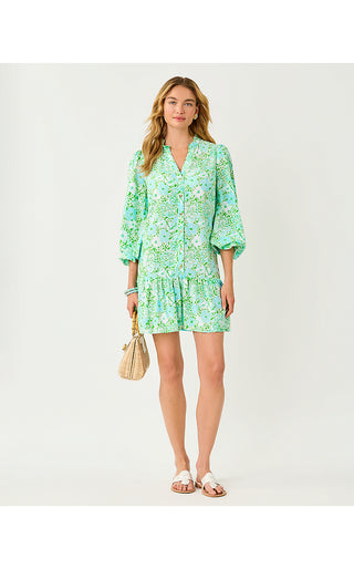 Shaley Tunic Dress - Mint Condition Burst Of Joy