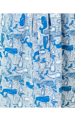 Mauritzia Midi Shirtdress - Nassau Blue Thar She Blows