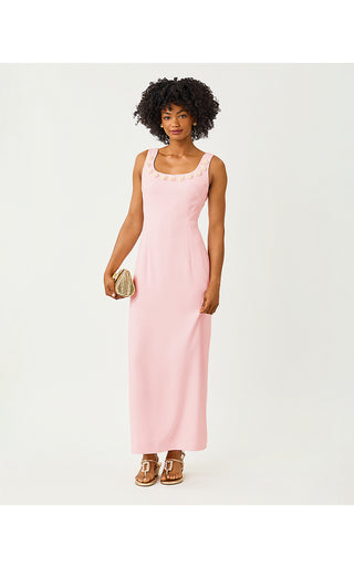 Coralia Maxi Dress - Pink Muse