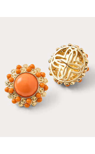Seaside Harbour Earrings - Sunset Orange