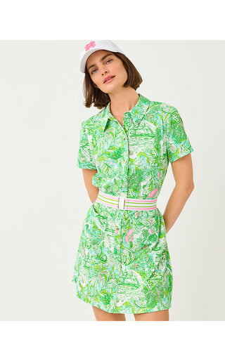 UPF 50+ Luxletic Dominica Dress - Resort White Ship To Shore