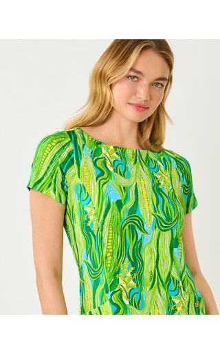 UPF 50+ Chelle ChillyLilly Dress - Turquoise Tide Sweet Corn