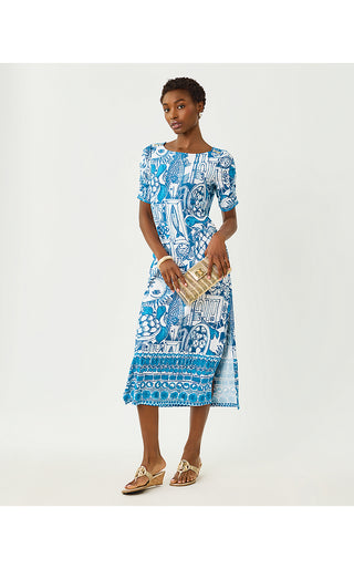 UPF 50+ Zarah Dress - Resort White Oversized Harlillyquin Engineered