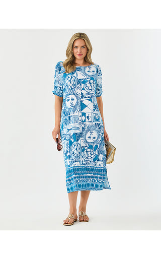 UPF 50+ Zarah Dress - Resort White Oversized Harlillyquin Engineered