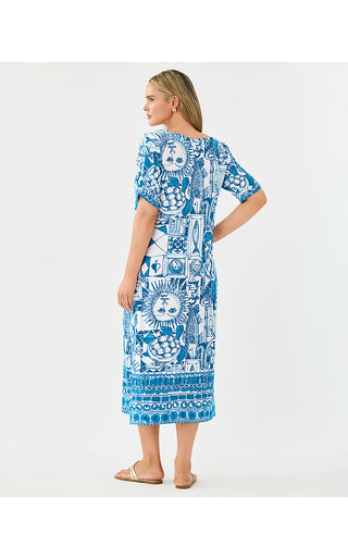 UPF 50+ Zarah Dress - Resort White Oversized Harlillyquin Engineered