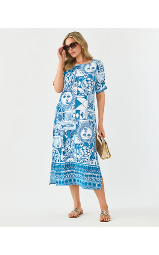 UPF 50+ Zarah Dress - Resort White Oversized Harlillyquin Engineered