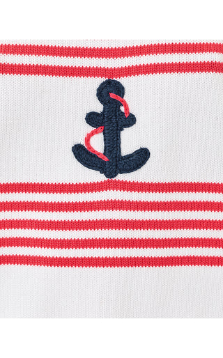Breelan Sweater Shell - Paradise Punch Nautical Embroidery