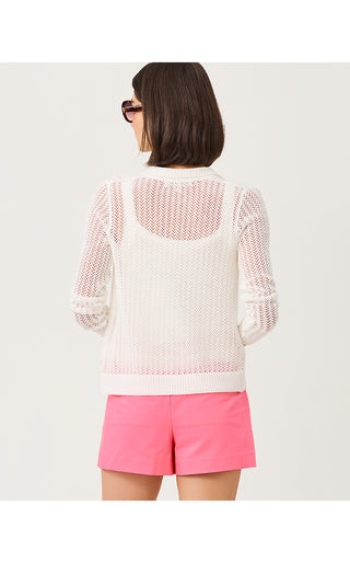 Cormac Mesh Sweater Set - Resort White Tooty Fruity Crochet