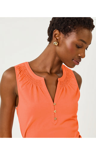 Essie Knit Top - Sunset Orange