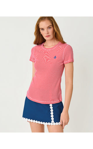 Danica Knit Top - Multi Anchor Mini Embroidery