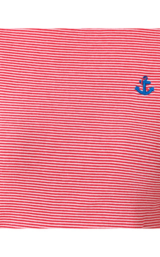 Danica Knit Top - Multi Anchor Mini Embroidery