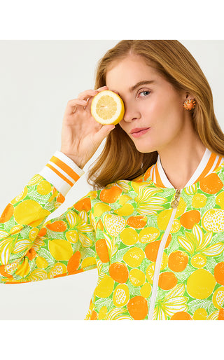 UPF 50+ Luxletic Jaydea Jacket - Island Palm Zesty