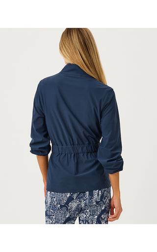 UPF 50+ Luxletic Ainsley Jacket - Low Tide Navy