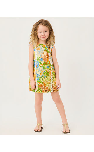Girls Little Lilly Classic Shift Dress - Rutabaga Sympeony