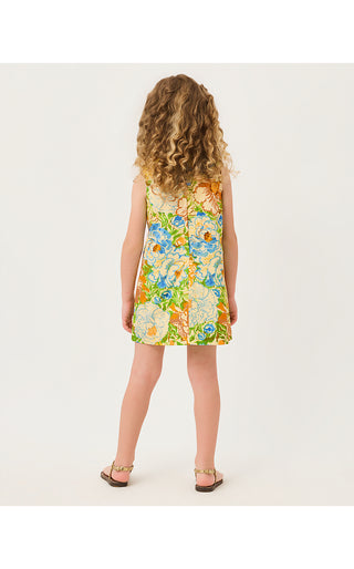 Girls Little Lilly Classic Shift Dress - Rutabaga Sympeony