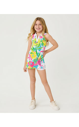 Girls UPF 50+ Mini Cayo Costa Dress - Multi Lovely Lilly