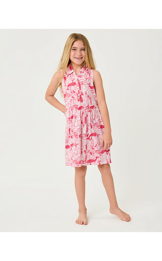 Girls Mini Arley Dress - Paradise Punch Thar She Blows