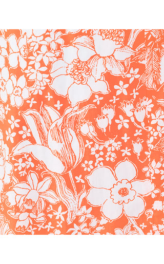 Belinda Maxi Dress - Sunset Orange Budding Romance