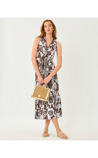 Wisteria Midi Dress - Resort White Marni