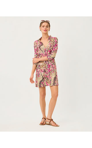 Annelie Dress - Pink Aster Sketching On Safari