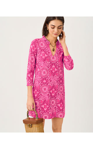 Annelie Dress - Pink Aster The Casbah Allover