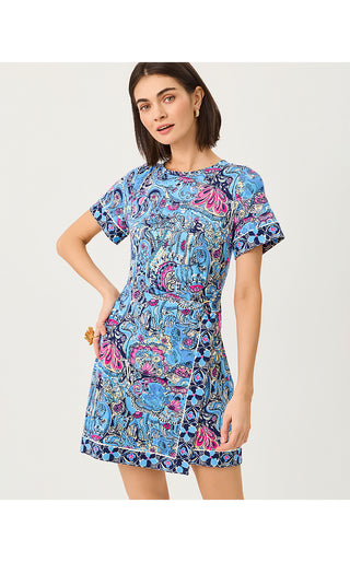UPF 50+ Izola Dress - Multi Paisley Parade Engineered
