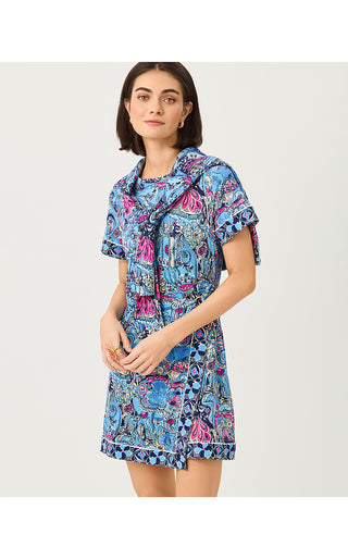 UPF 50+ Izola Dress - Multi Paisley Parade Engineered