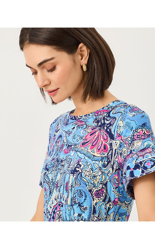 UPF 50+ Izola Dress - Multi Paisley Parade Engineered