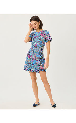 UPF 50+ Izola Dress - Multi Paisley Parade Engineered