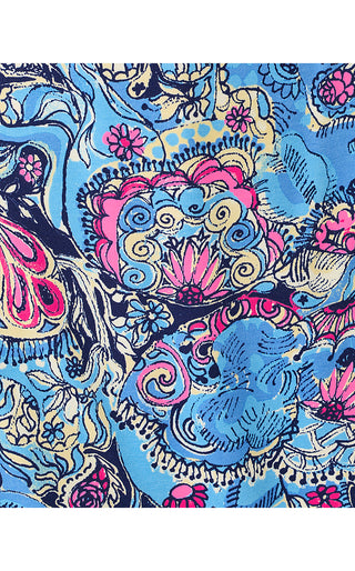 UPF 50+ Izola Dress - Multi Paisley Parade Engineered