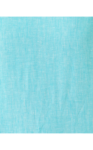 Kavalla Linen Dress - Capri Blue