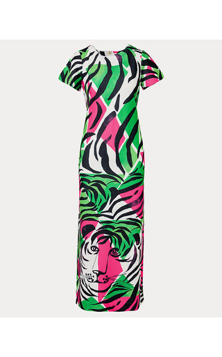 Sevie Maxi Dress - Onyx Big Irv Engineered