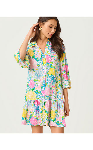 Rayanna Tunic Dress - Multi Lilly Garden