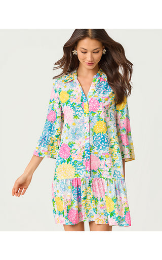 Rayanna Tunic Dress - Multi Lilly Garden