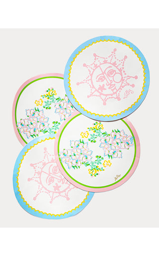 Gwp Set Of 4 Wipeable Placemat - Multi Lilly Garden Gwp Placemat