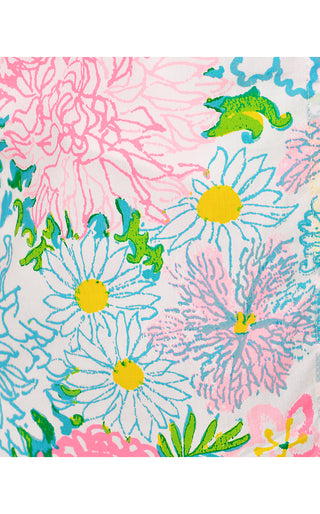 Girls Varney Overall Dress - Multi Lilly Garden