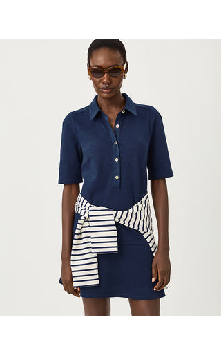 Carmelia Dress - Low Tide Navy