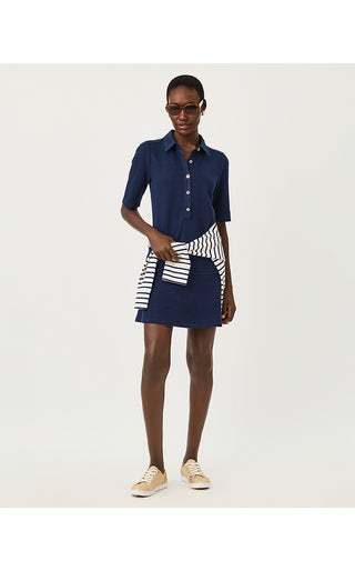 Carmelia Dress - Low Tide Navy