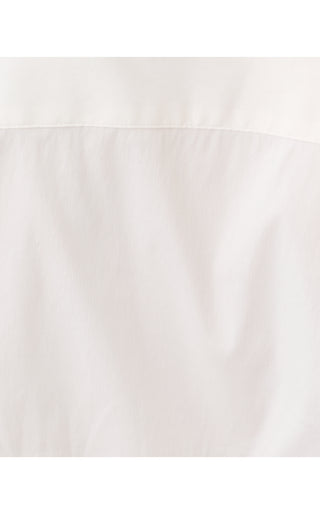 The Lace Inset Lilly Shirt - Resort White
