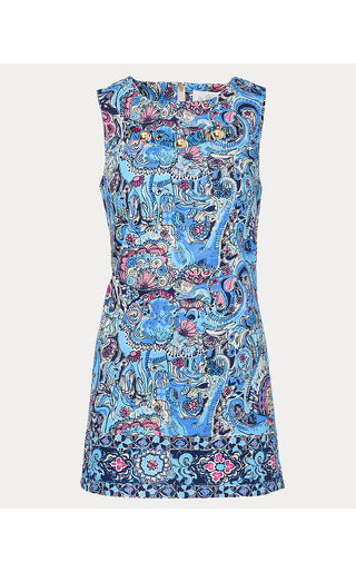 Paloma Shift Romper - Multi Paisley Parade Engineered