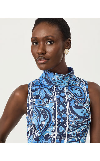 Daisee Maxi Shift Dress - Low Tide Navy The Casbah Engineered