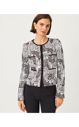 Annamarie Quilted Jacket - Coconut Crossgrain Z