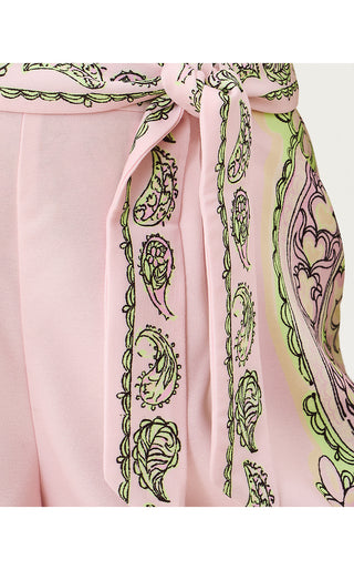 Noor High Rise Short - Lime Chiffon Estoril Engineered Short