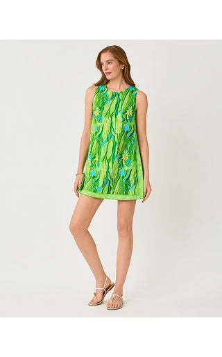 Aisling Shift Romper - Turquoise Tide Sweet Corn Engineered Romper