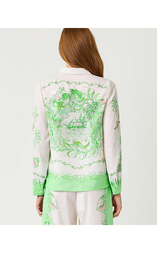 Koko Button Down - Resort White Ship To Shore Engineered