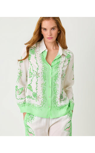 Koko Button Down - Resort White Ship To Shore Engineered