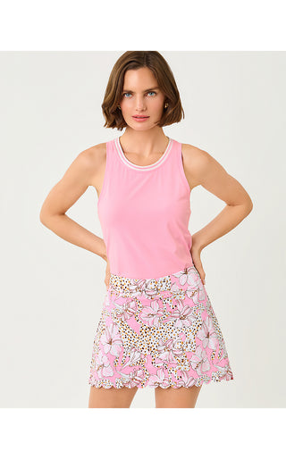 UPF 50+ Luxletic Meena Scallop Skort - Conch Shell Pink Wildness